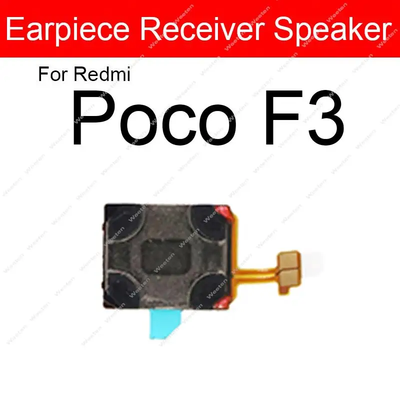 New Ear Earpiece Speaker For Xiaomi Pocophone F1 POCO X3 NFC GT X2 C3 M3 M2 F3 F2 Pro M4 Pro F3 GT F4 Earphone Top Receiver Part