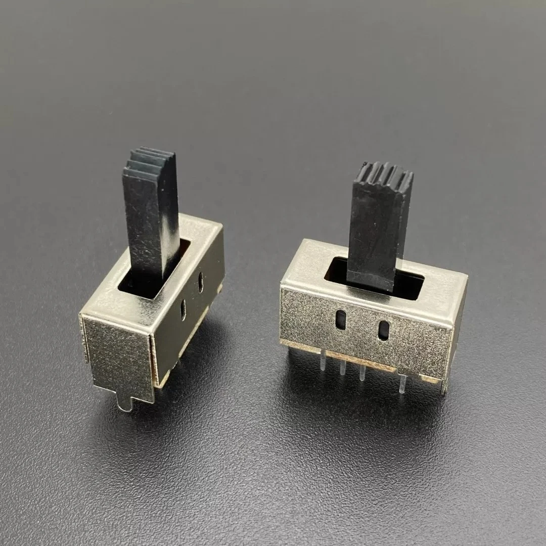100pcs for SS23E01G15 Slide Switch 8Pin 3Position Vertical 2Fixing Lugs