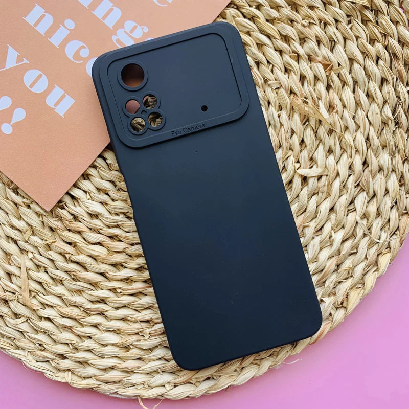 Full Case for Xiaomi POCO M4 Pro 4G 5G Colorful Back Soft Matte Case For POCO X4 Pro