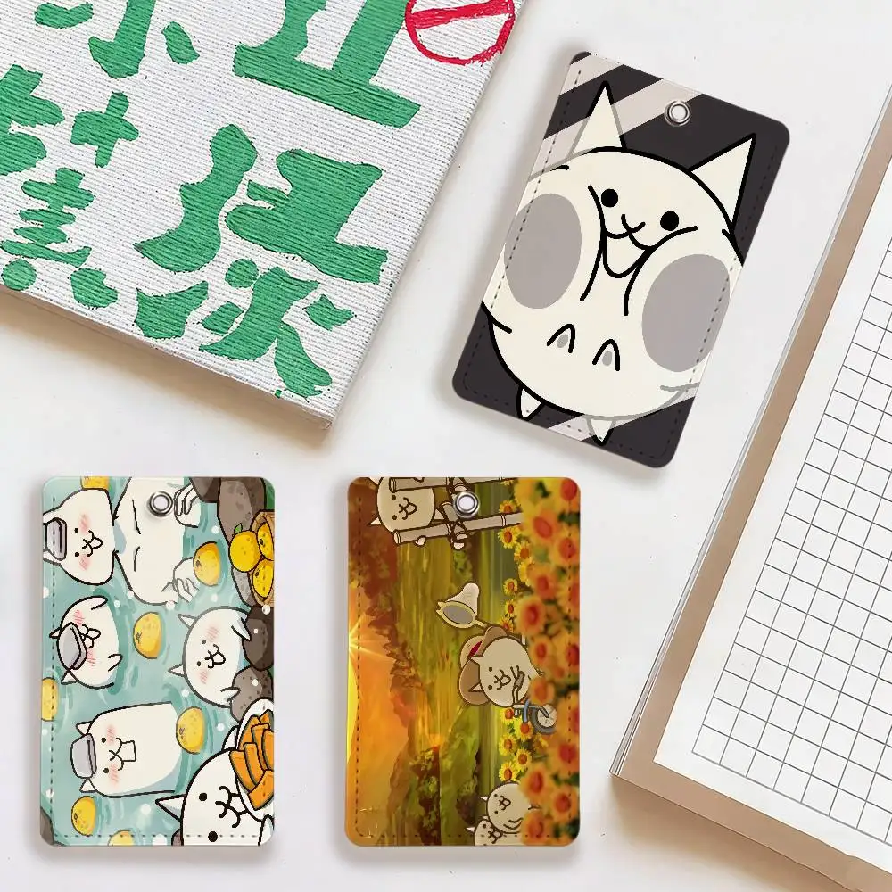 

Милый держатель для карточек Battle Cats, больничные журналы, аксессуары, подарок