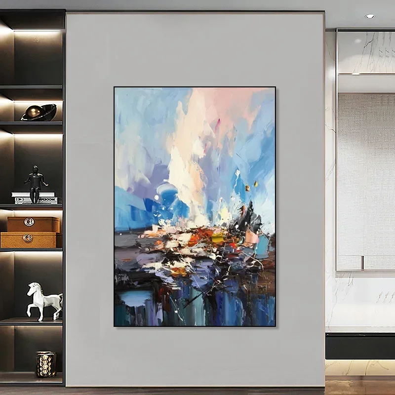 3243333Digital oil painting living room decorative painting sofa background wall hanging painting