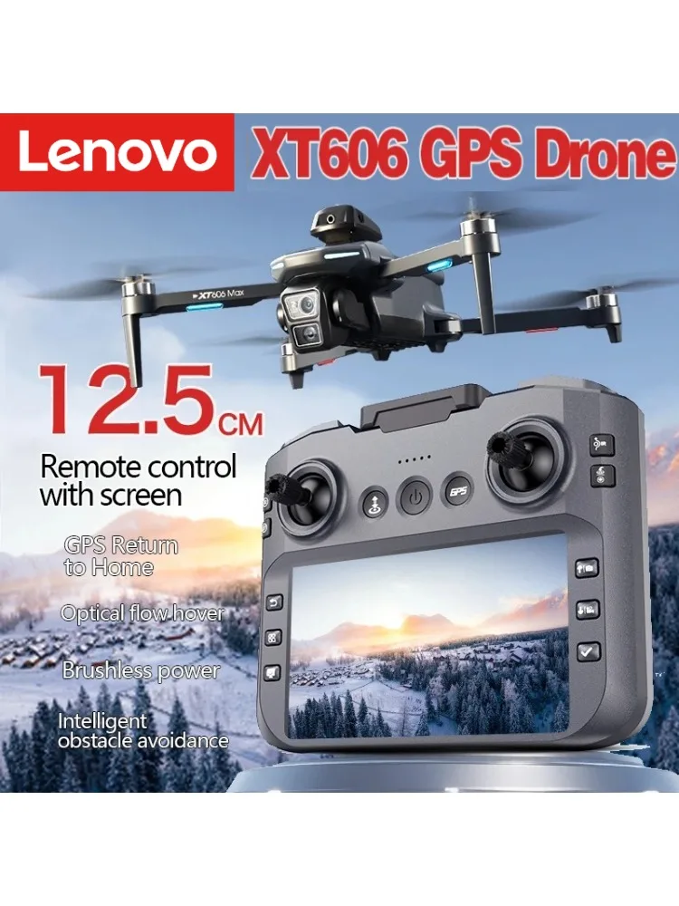 Lenovo XT606 MAX GPS Drone 4K Professionele 8K HD Camera FPV Wish Screen Drone 360 °   Obstakelvermijdende quadcopter speelgoed drone - afbeelding 2