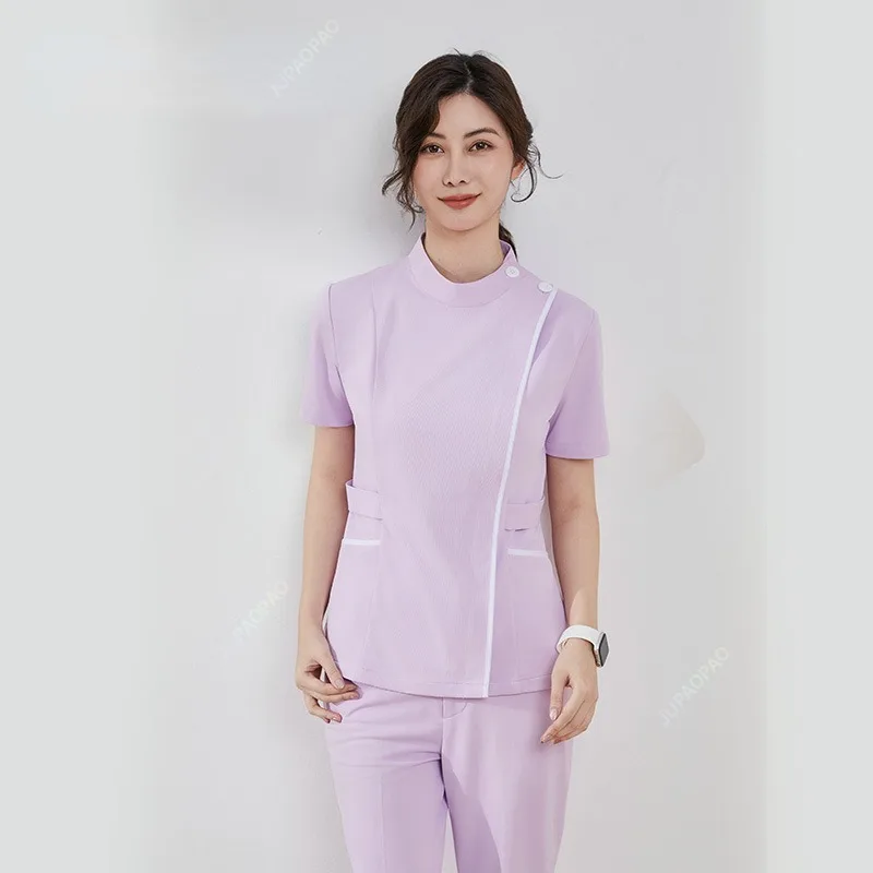 Odontologia Uniforme Enfermera Mujer Jaleco Feminino Enfermagem Medical Clothing Nurse Scrubs Set Uniform Women Men Workwear New