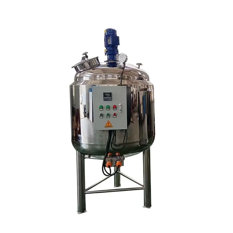 Stainless Steel Mixing Tank with Electric Heating, Single-Layer Design, High-Shear for Chemical Liquid & Biological Fermentation