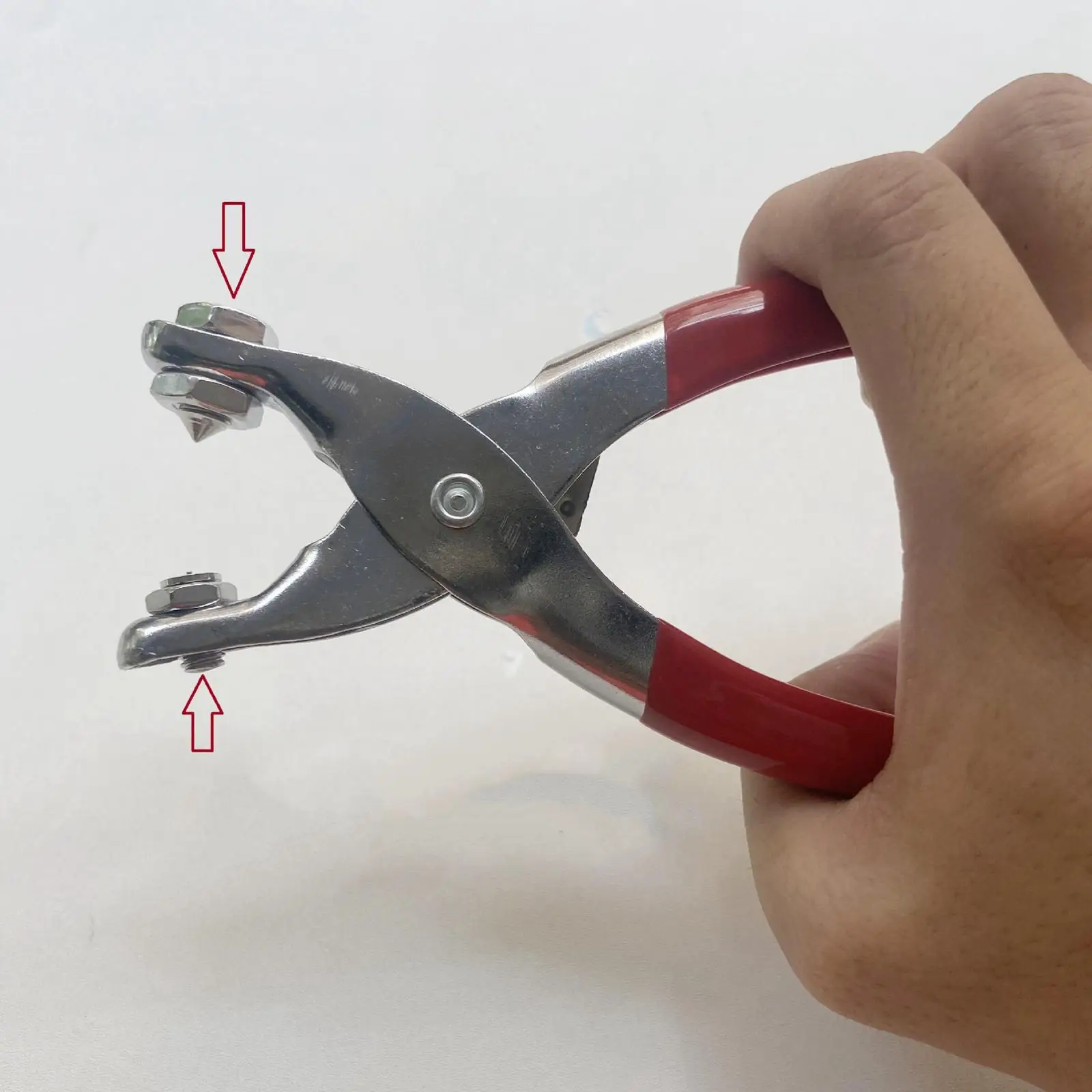 使いやすいバドミントンラケットプライヤー、ベルマウス圧着工具、屋外用コールドプレスグロメット取り付け用