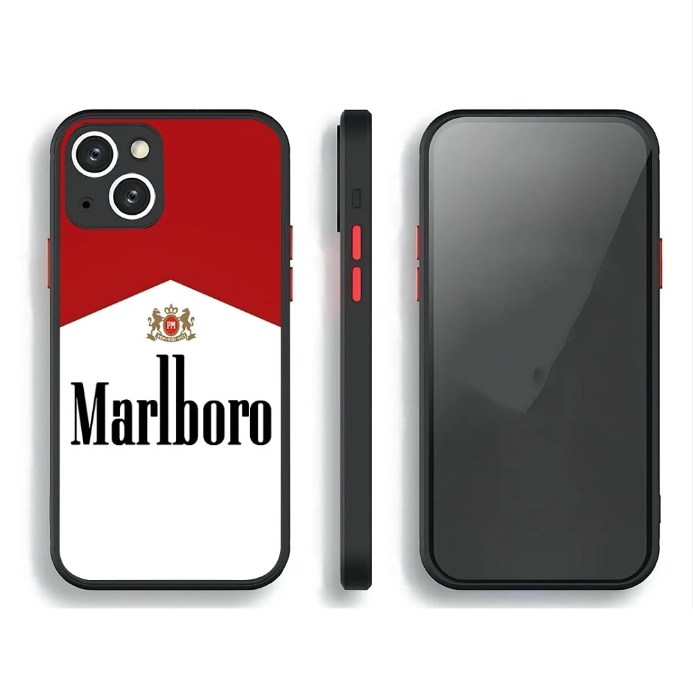 Cigarette-M-MarlboroEs-S Phone Case For IPhone 16 15 14 12 13 11 Pro Max XR XS Mini Sexy X 7 8 Plus Matte Cover