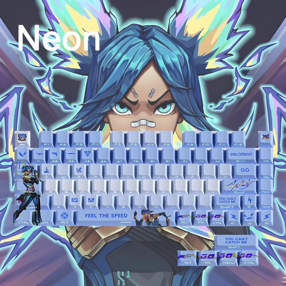 Keycaps Valorant Killjoy Gekko - Omen Gaming Accessories 评论和价格
