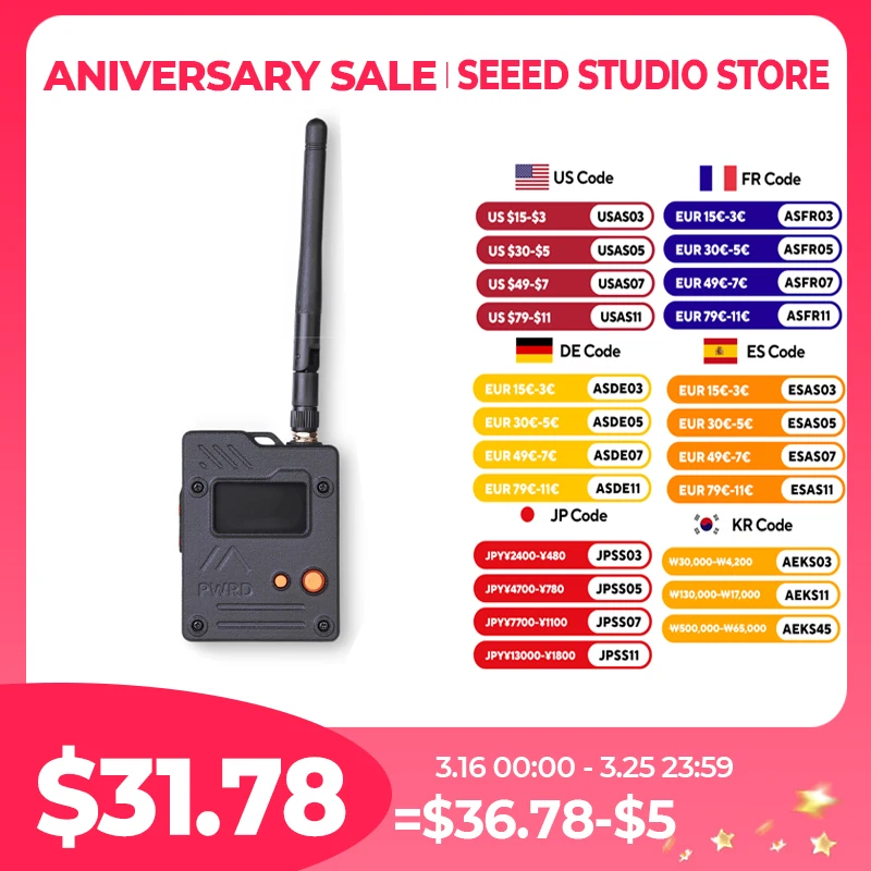 Wio Tracker L1 Pro Lora Meshtastic Node 868MHz 1.3inch OLED Display Battery 862–930 MHz nRF52840 L76K GPS,3D-Printed Enclosure