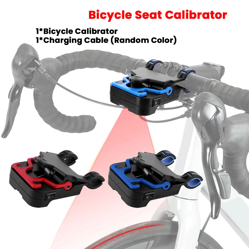 

1-6PCS Bicycle Seat Calibrator Handlebar Saddle Positioner Bike Handlebar Saddle Calibrator USB Charging Bicycles Repair Tools