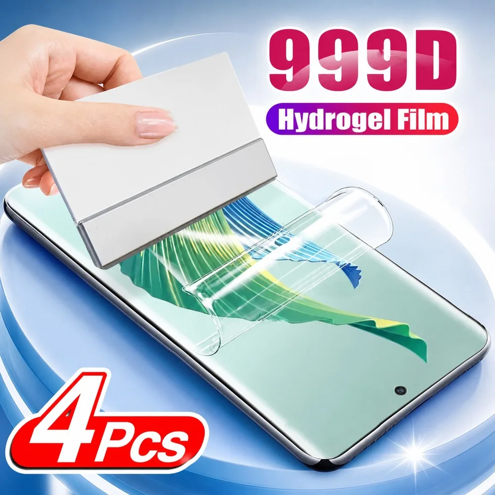4PCS Hydrogel Film For Poco C31 C40 C50 C51 C55 C61 C65 Soft Screen Protector For Poco C71 C75 C75 5G C81 C81 Pro C85 C85 4G HD