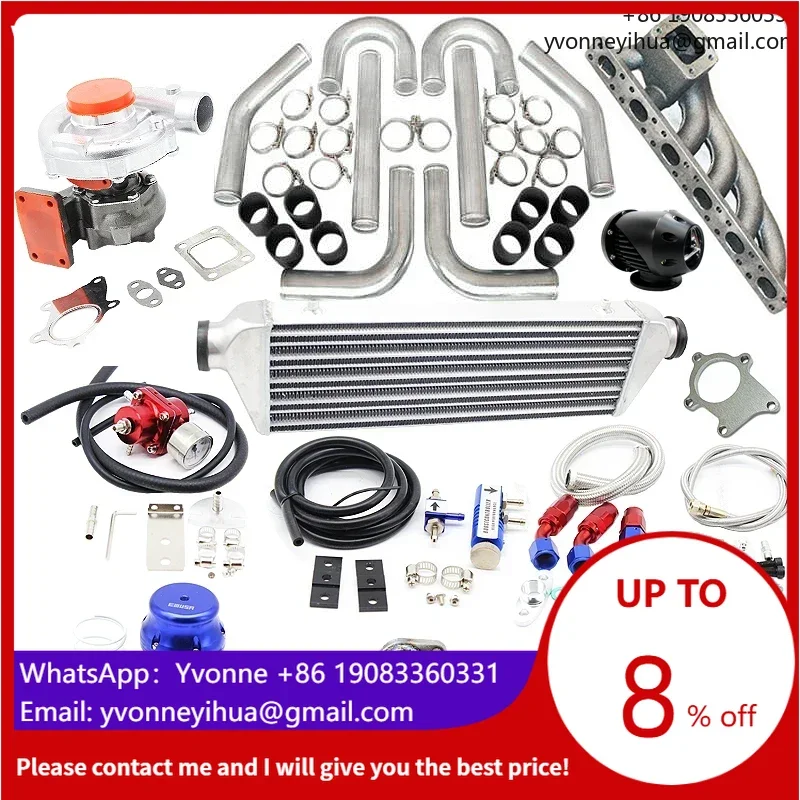 

Турбокомплекты для BMW 323I 325I 328I E36 E46 V6 M50B25 M52B25 B54 B56 S50 T04E T3 T3/T4 Турбокомплект