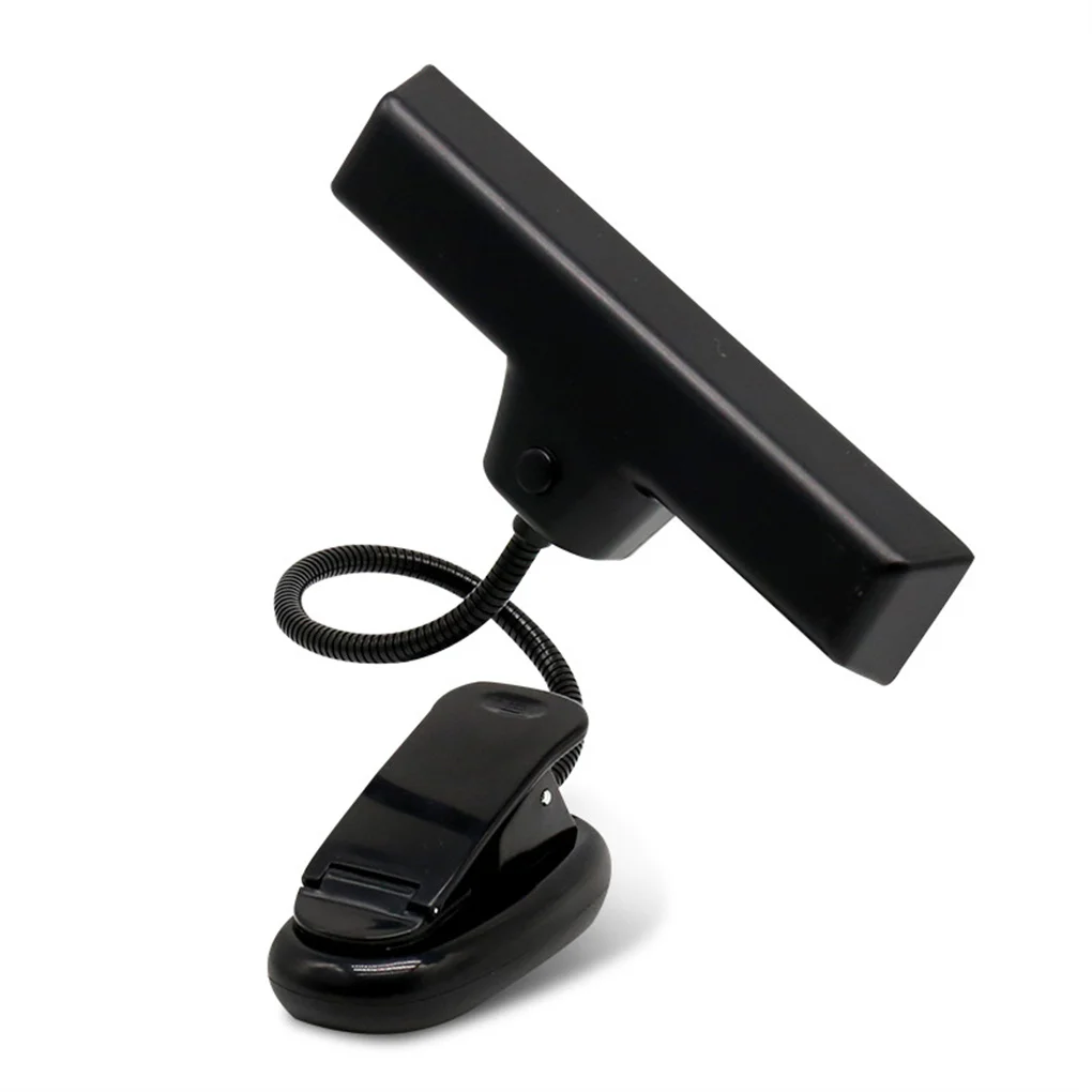 

LED Music Stand Light Book Reading Lamp with Flexible Neck Office Travel Lighting Kit Guitar Players Studio Practice Supplies