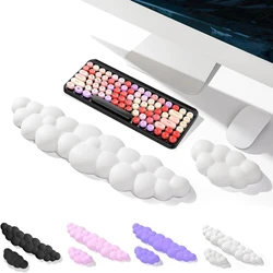 Keyboard Cloud Wrist Rest Pad,Cloud Mouse Arm Wrist Rest Cute Memory Foam Palm Rest with Non-Slip Suitable for Office Home
