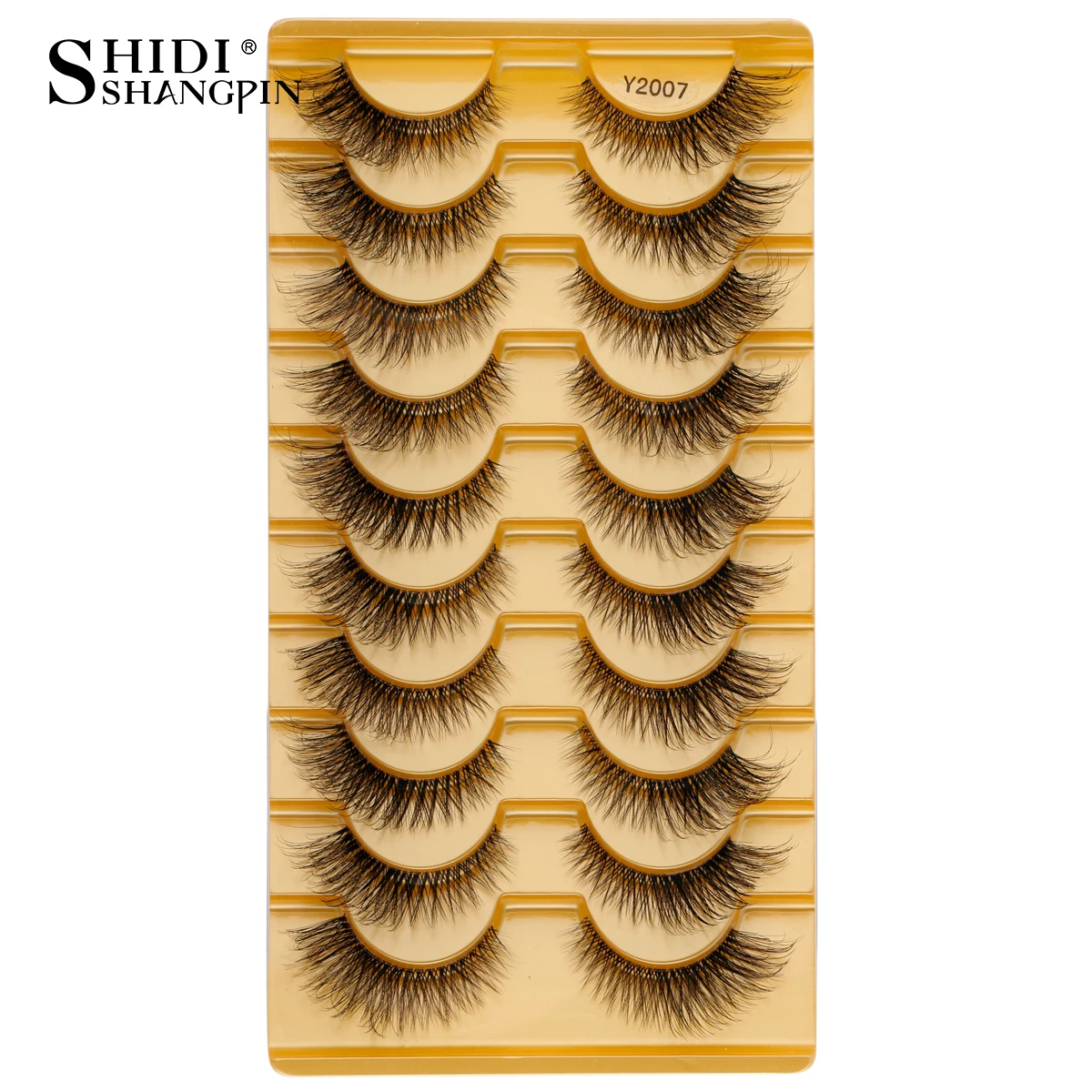 3/10 Pairs Mink False Eyelashes, Natural Fluffy Look