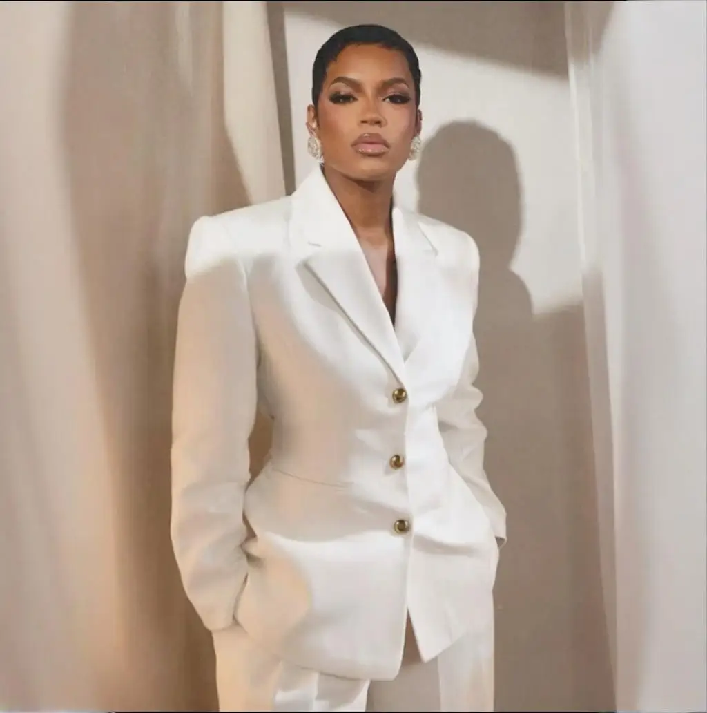 

Ivory Women's 2 Piece Business Suit Single Button Blazer Casual Office Work Slim Fit Outfits Elegant Pantsuit Set Customize