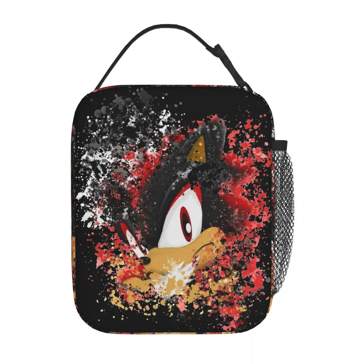 Shadow Stare Back Shadow The Hedgehog Insulated Lunch Bag Cooler Bag Reusable Large Tote Lunch Box Men Women Office Travel