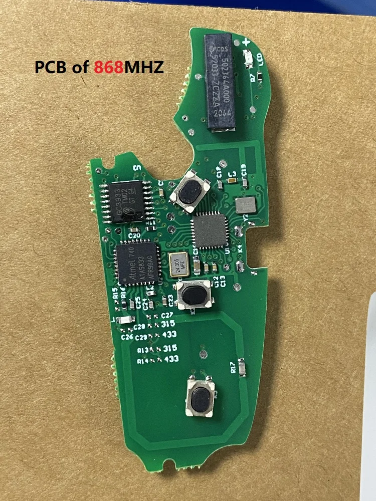 CN008090 8E Chip Keyless Go For Q7 A6 S6 2006+ Flip Remote 3 Buttons 315/434/868NHZ FCC 4F0837220AK 4F0 837 220 AK