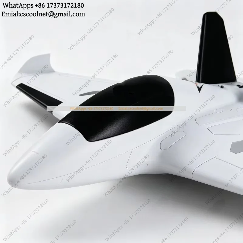 JS02 750mm Wingspan Twin Motor RC Plane Kit, Outdoor Flying Wing Glider, Unassembled Model Aircraft, DIY Assembly Toy
