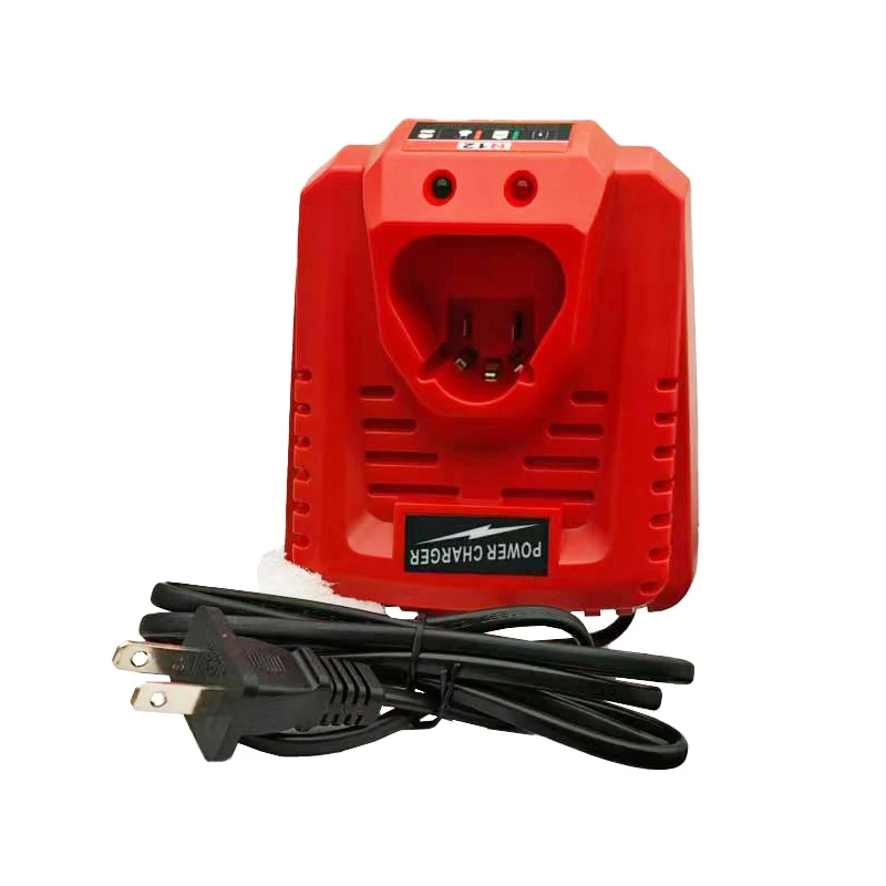 

Power Tool Parts For Milwaukee M12 N12 Lithium-Ion Battery Charger 3A fast charging Replacement 48-11-2401 48-11-2402 C12B C12BX