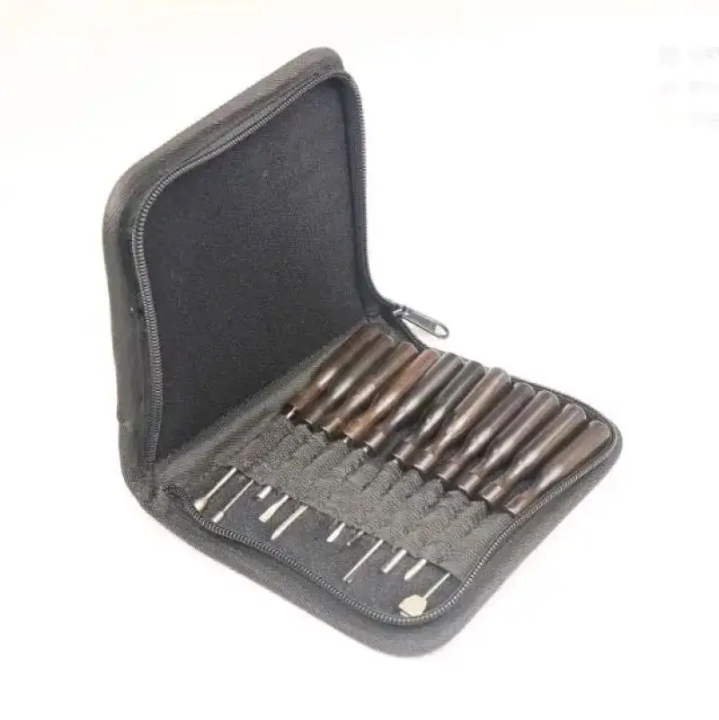 Grand Piano Maintenance Tool Kit 12-Key Black ABS Material for Piano Tuning And Regulation