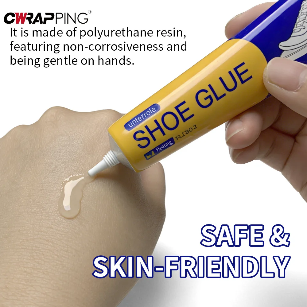 Clear Shoe Repair Adhesive Low Odor Strong Adhesive 60ml Soft Resin Shoe Glue for Fixing Worn Shoes or Boots 1/2/3PCS