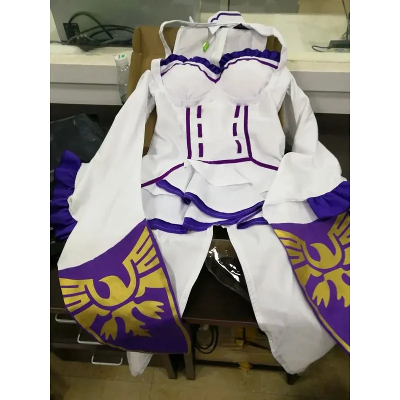 أزياء ري زيرو كارا هاجيميرو إيسيكاي سيكاتسو إميليا التأثيرية فستان نسائي مع غطاء للرأس لحفلات الهالوين #   1 #   د.