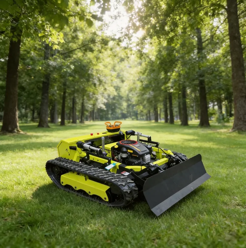 All Terrain 4x4 Lawn Mower with 60 Inch Deck and Roll Bar for Hilly Vineyards 4x4 Lawn Mower