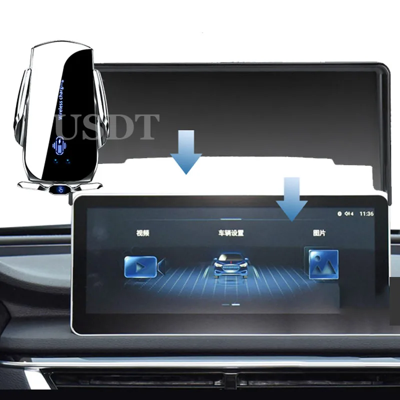 

For Hongqi H5 E-QM5 2024 2023 2022 2021 2020 Car Mobile Phone Holder GPS Navigation Bracket Special Base Accessories