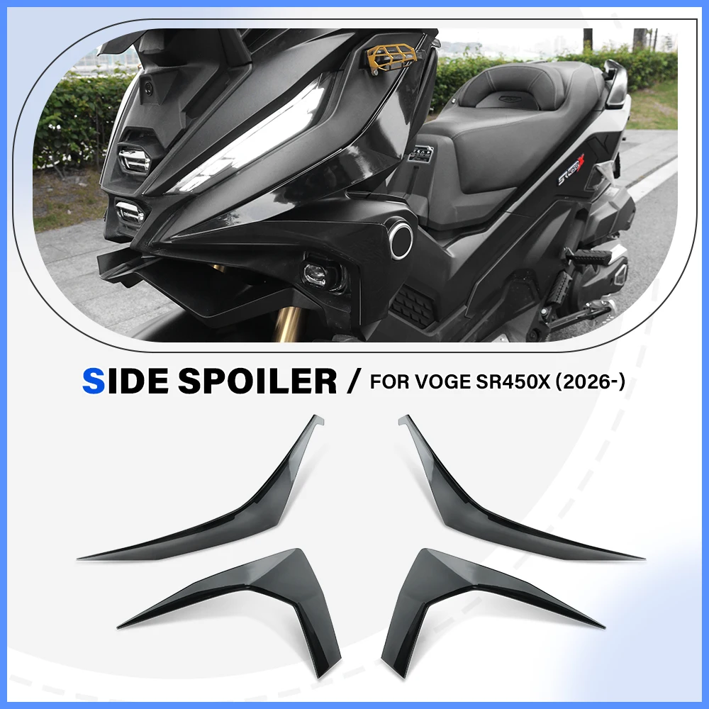 Motorcycle Side Spoiler Wing Deflector Windshield Fit For Voge SR450X SR 450X 2026- Accessories Leg Fairing Wind Deflectors