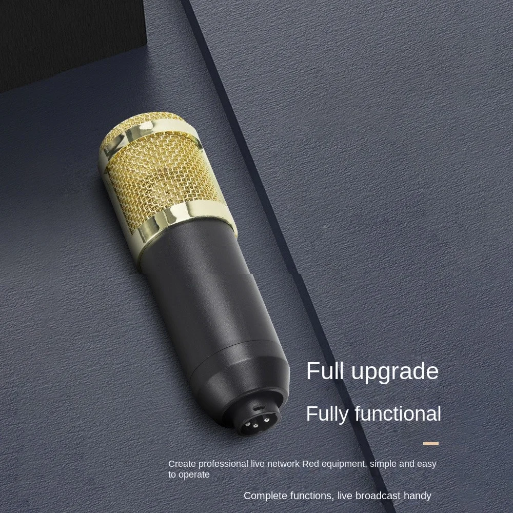 BM800 Condenser Microphone Kit Streaming Mobile Phone Voice Changer Microphone Computer Sound Card Live Podcast Equipment Bundle - view 4