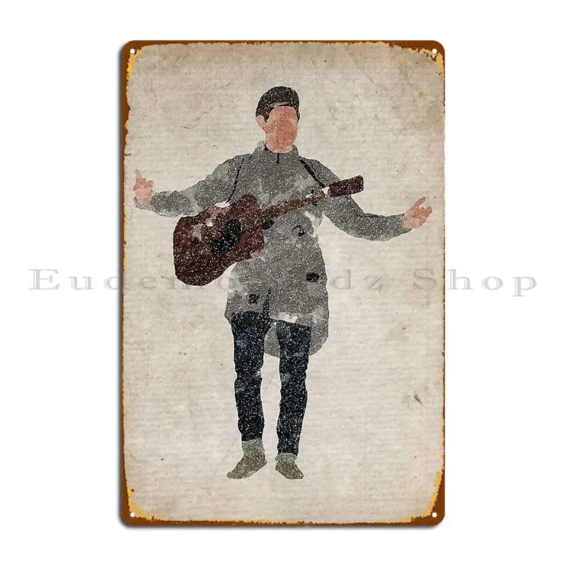 Gerry Cinnamon Watercolour Art Print Metal Plaque Poster Living Room Party Garage Wall Print Tin Sign Poster