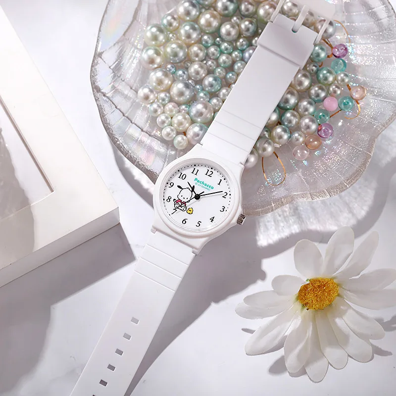 Cartoon pointer watch, children's quartz watch, wristwatch