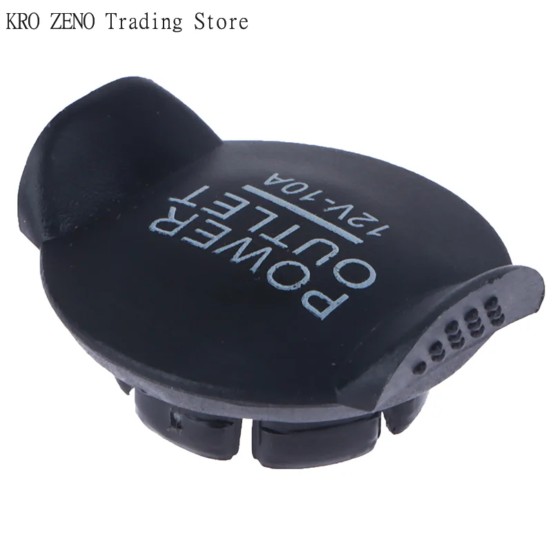 1 PCS Black Waterproof Car Cigarette Lighter Outlet Cover 12V Power Socket Plug Universal Button Accessories Weatherproof