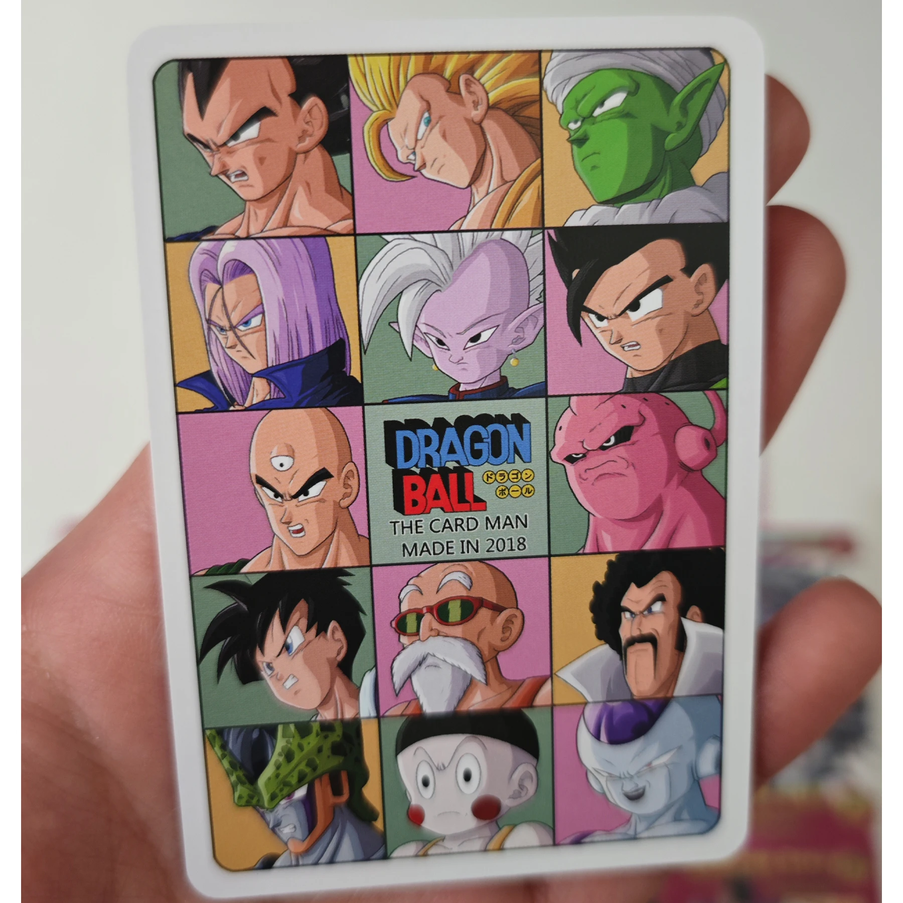 11Pcs/set Diy Dragon Ball Super Saiyan Collection Card Grid Flash