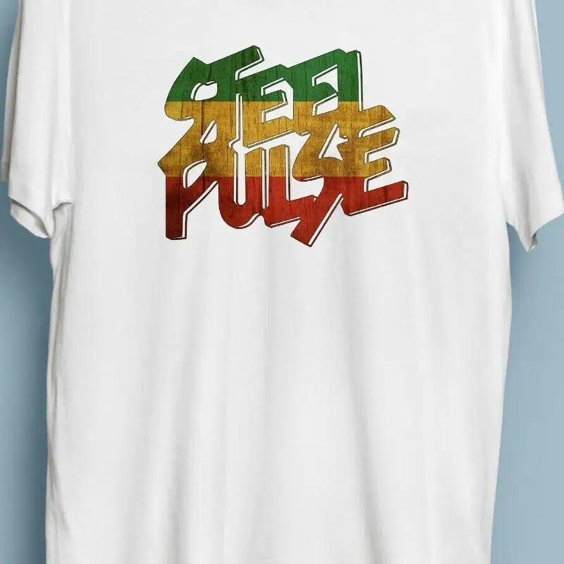 

Футболка с логотипом группы Steel Pulse с коротким рукавом Все размеры от S до 5Xl AdulT TA5470
