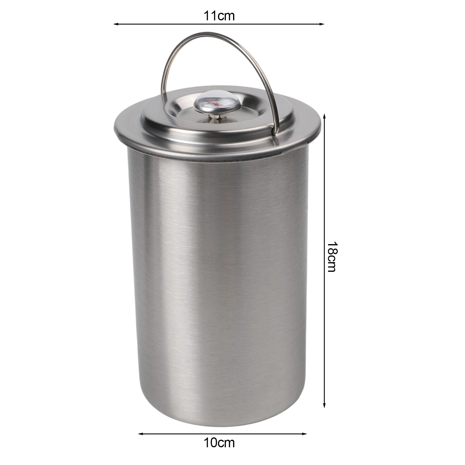 

Дели для барбекю, мясные 7,08 х 4,33 х 3,94 дюйма, набор для приготовления пищи, встроенный термометр, ведро для приготовления мяса, съемные детали