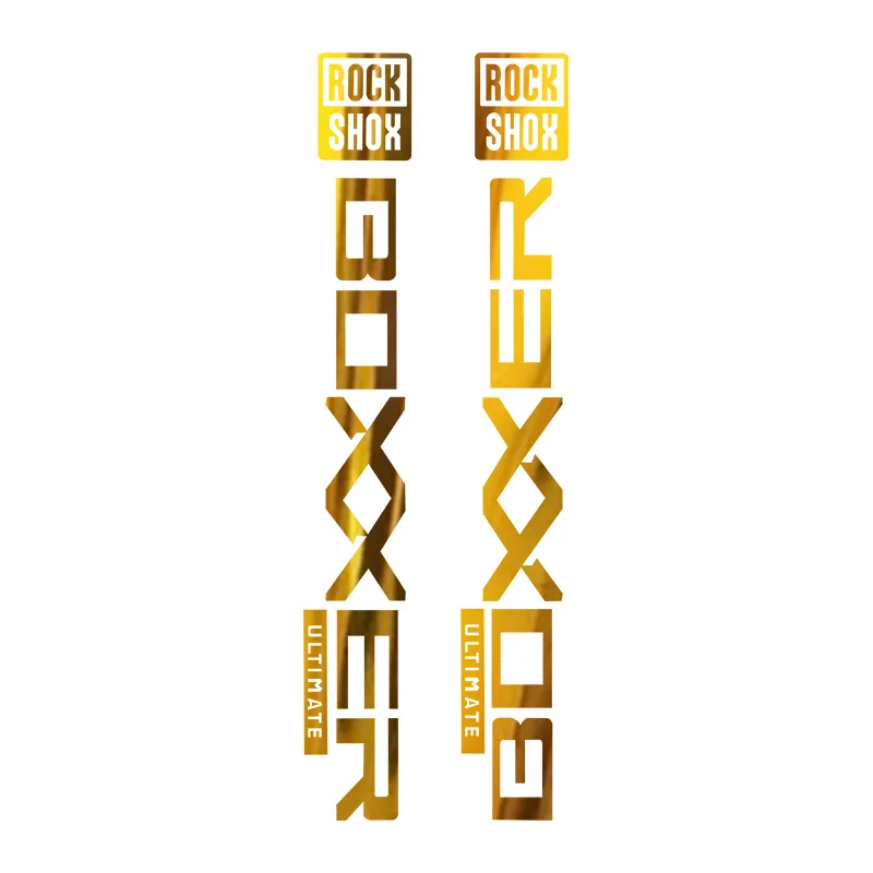 2024 rockshox boxxer ult adesivo garfo dianteiro mountain bike garfo decalques mtb ciclismo decorativo à prova dwaterproof água acessórios da bicicleta