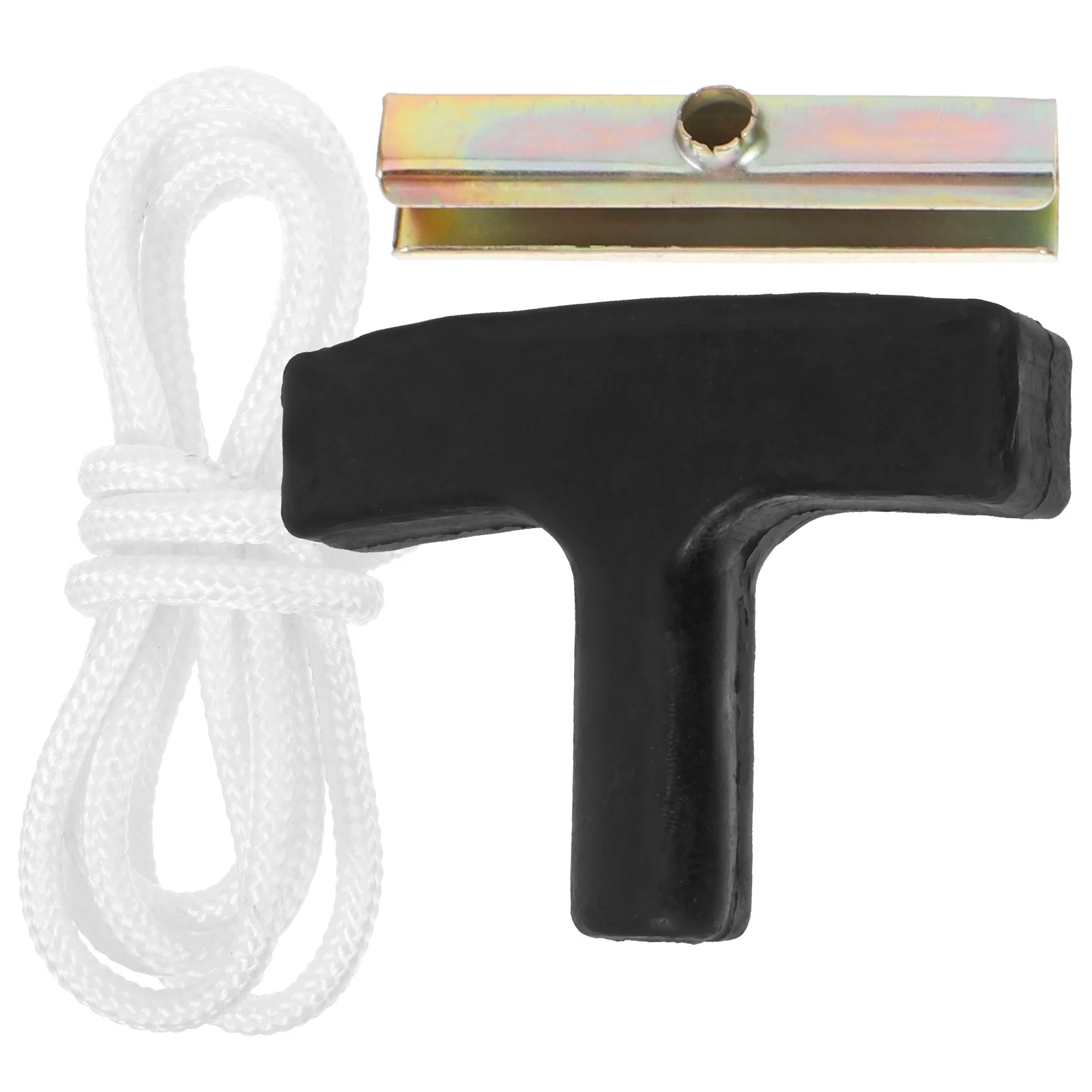 

1Set Universal Chainsaw Oil Saw Handle Polyester Iron Plastic Pull Cord Starter Handle Chainsaw Accessory Engine Parts