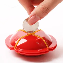 The Lightning Box Vanish Coin Appear Flat Nest Magic Trick Props