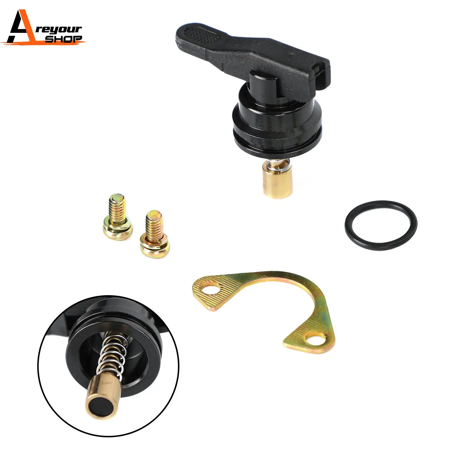 Areyourshop Carburetor Manual Choke Button Starter Valve Plunger fit for PHVA PHVB PHBN 53015