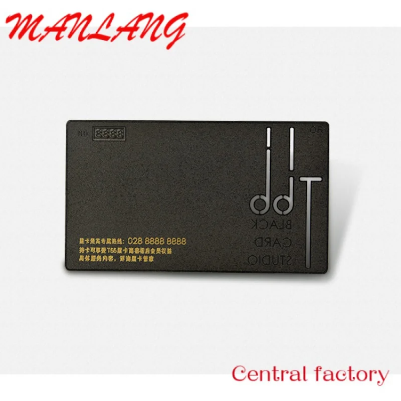 Custom  Bt Selling Custoized Printing HF ip Busins Stent Card etal Rfid N Car