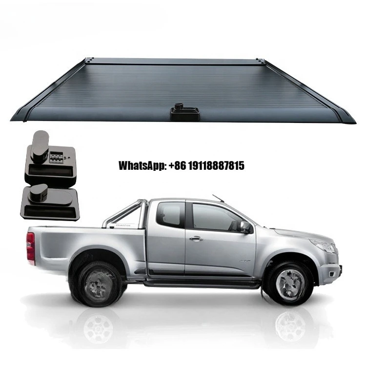 

2022 New Design Waterproof Tonneau Cover Retractable Roller Lid With New Lock for Chevrolet Colorado