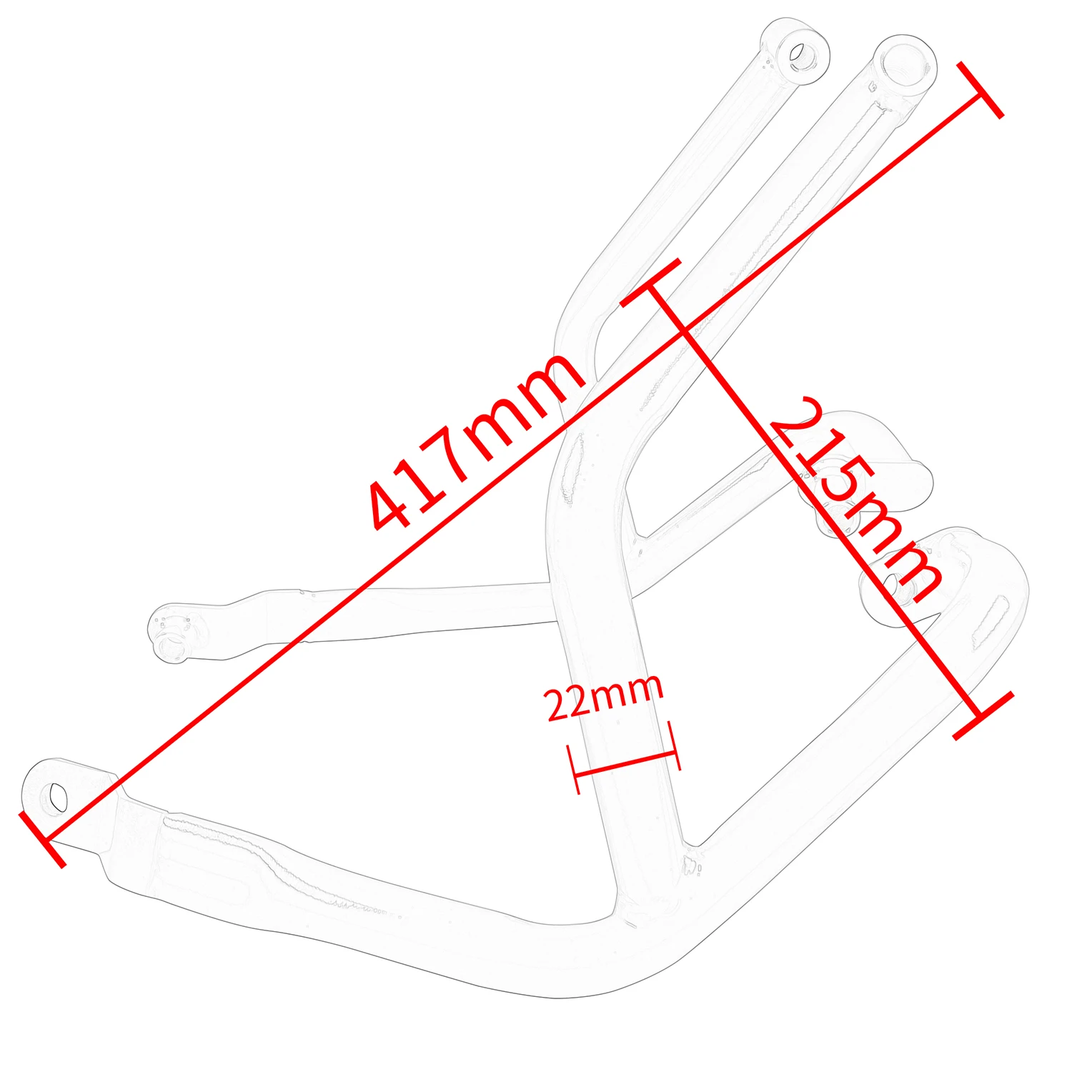 Dla księcia 390 250 2017-2023 osłona silnika autostrada pasek awaryjny rama motocykla zderzak ochronny dla KTM Duke390 Duke250 Duke200 200