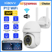XIAOVV 6MP Auto Tracking Wireless IP Security Speed Dome PTZ Camera Outdoor Human Detection Smart Camera Security Protection
