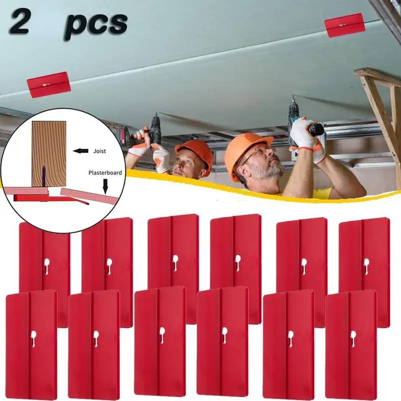 2Pcs Plasterboard Fixing Tools Drywall Fitting Supports Board Room Ceiling Sloped Wall Carpenter Tool Ceiling Positioning