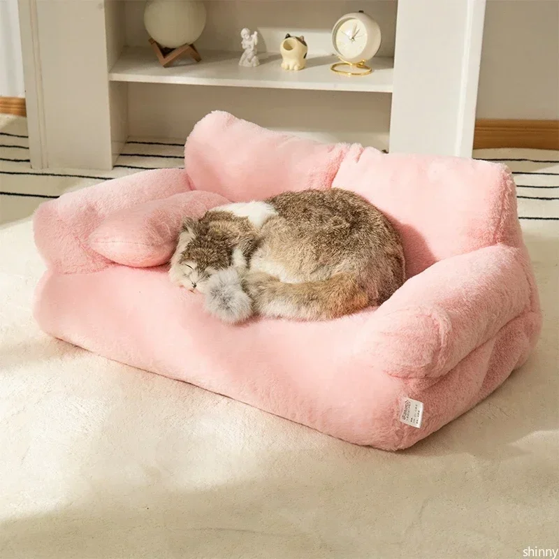 Cat Bed Sofa Warm Super Soft Pet Sleeping Cushion Pet Bed for Small Medium Dogs Cats Bed Puppy Kitten Bed Sleeping Supplies