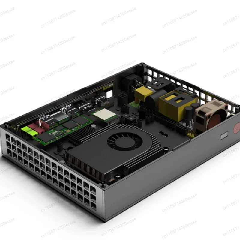 1.8-Liter Mini DC-MX2 Half-height Chassis, All Aluminum, Double-sided Chamfer