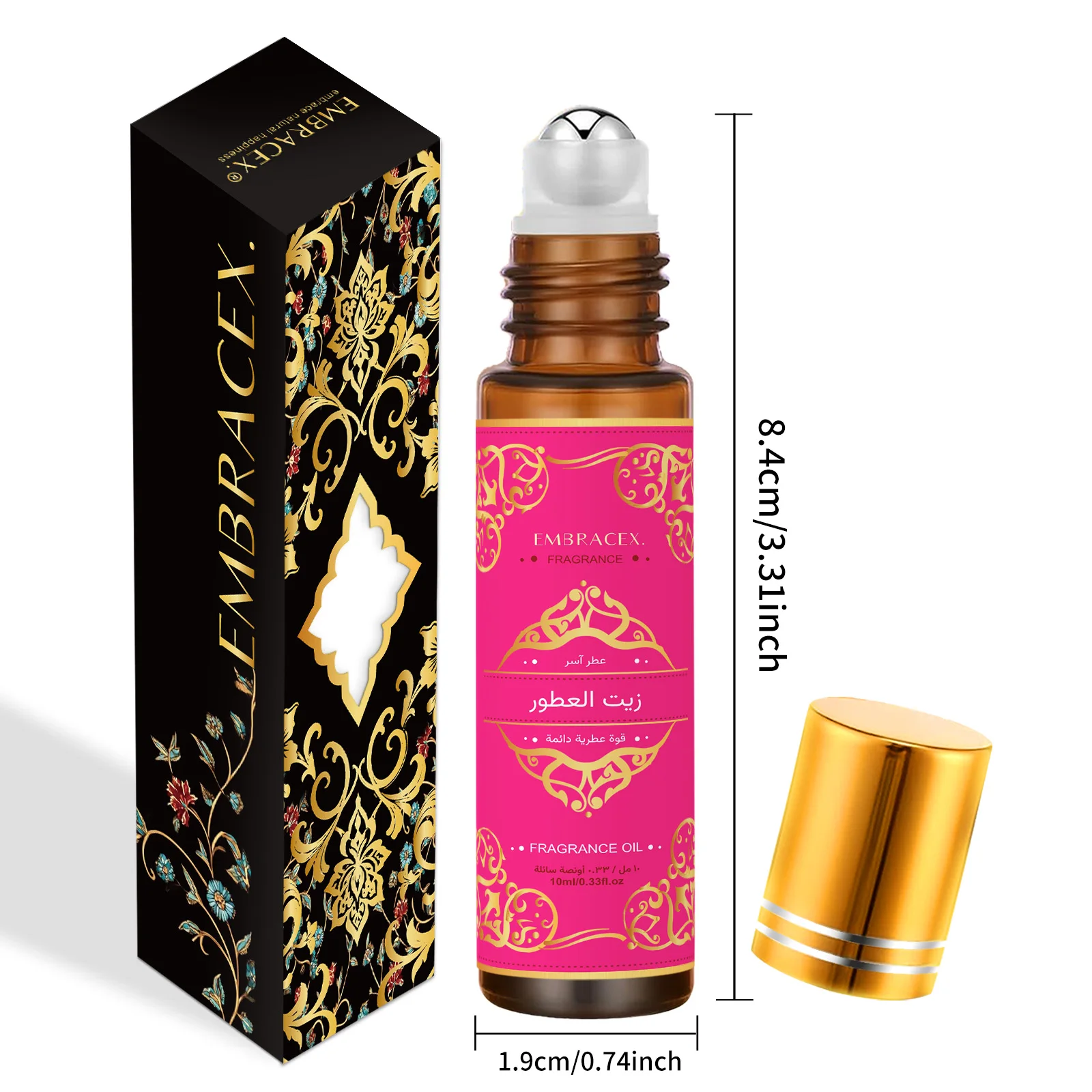 10ml Pheromones Fragrance Oil زيت العطور Roller Long Lasting Scent Gift To Friends Eid Al-Fitr Gift