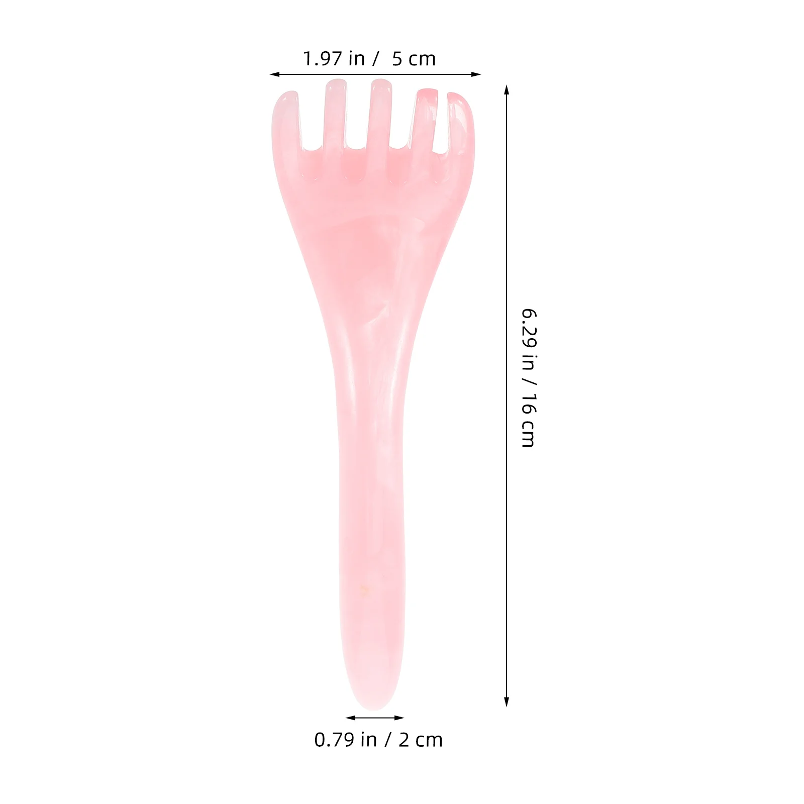 Kopfhautmassagegerät Kamm Gua Sha Kopfmassagegerät Fünf-Klauen-Harz Tragbarer Entspannungs-Haarschrubber für den Heimgebrauch Kopfhaut-Massagegerät-Werkzeug