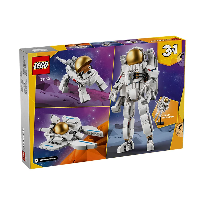 LEGO Creator Classic Creative Series 31152 Space Astronaut Male And Female Assembly Puzzle Block Toys